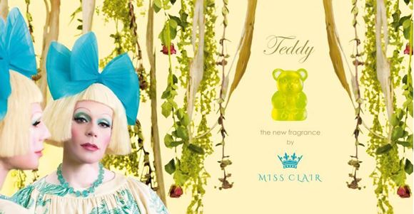 Picture of Teddy:  the new fragrance by Miss Clair (Parody Advert)